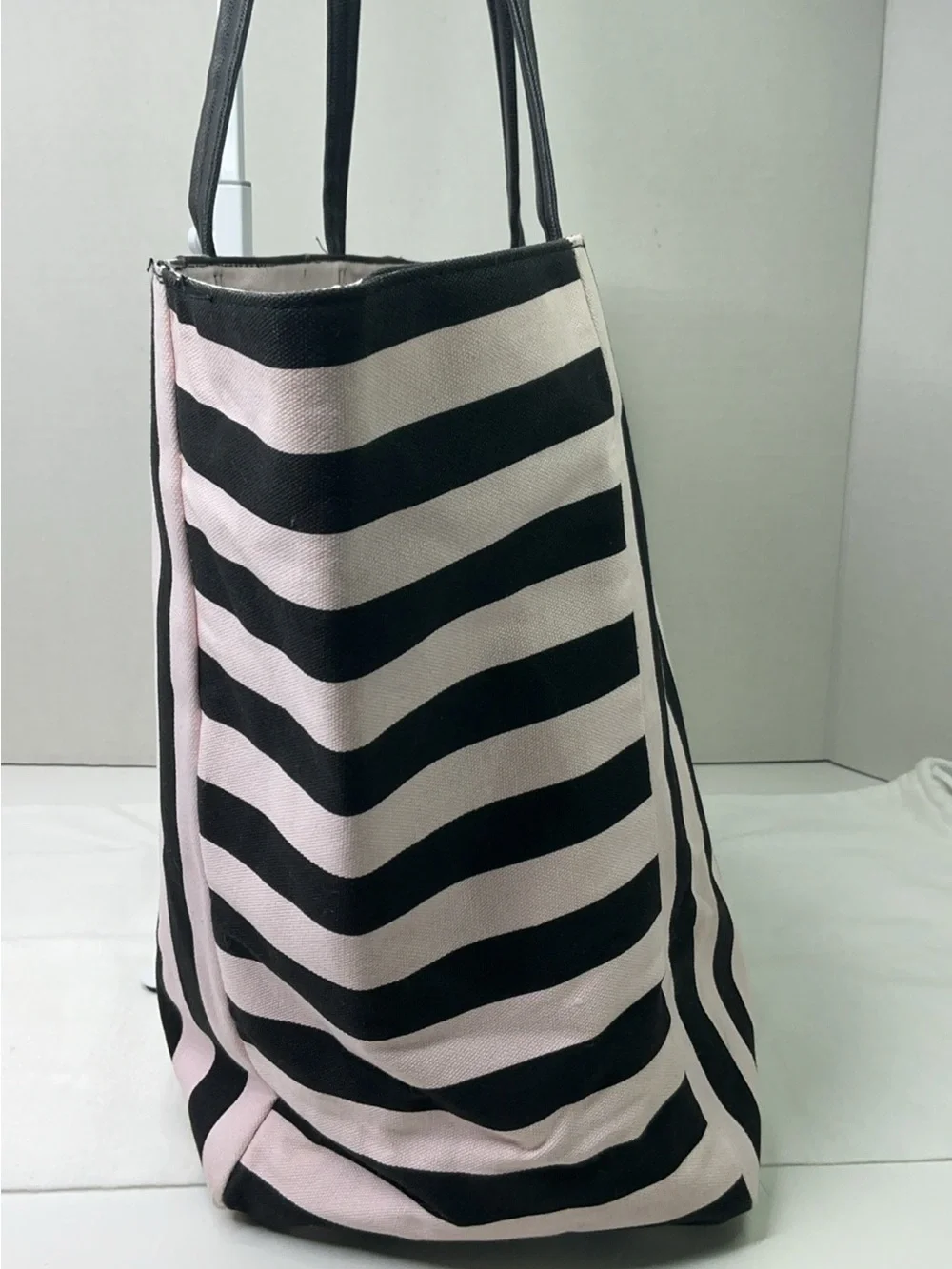 Victoria's Secret striped tote bag